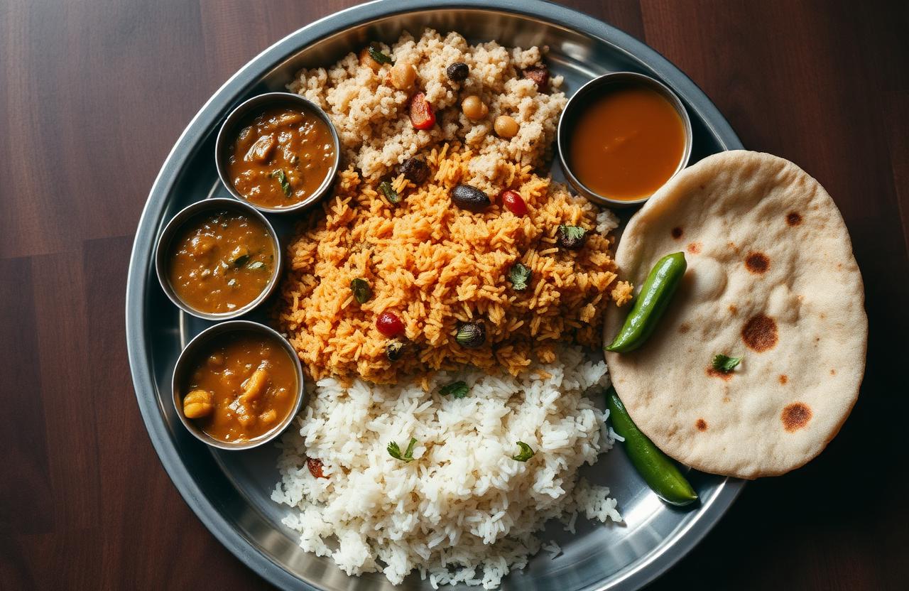 आज का भोजन — राजमा चावल और रोटी